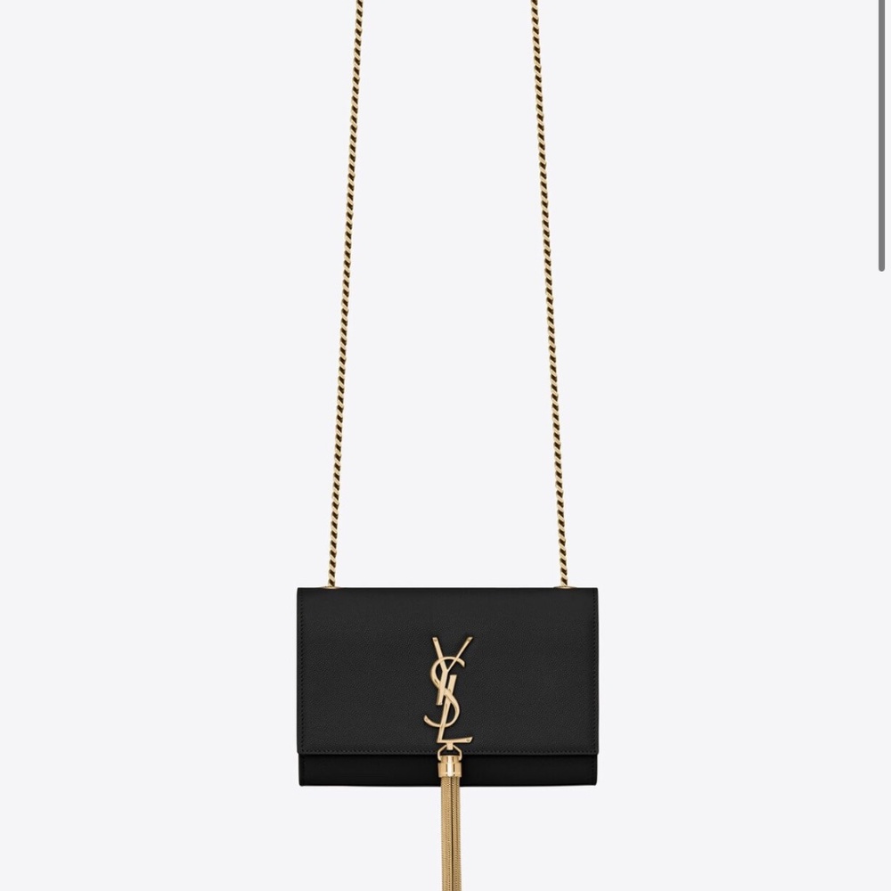 Yves Saint Laurent Kate small tassel in graine de poudre embossded leather